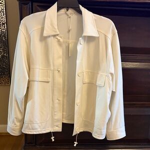 Max Studio Off-White Utility Jacket